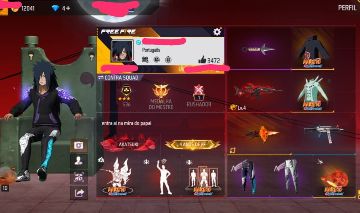RARIDADE CONTA FULL NARUTO P2, ANJO, EVOLUTIVAS DEMON PASSES FF
