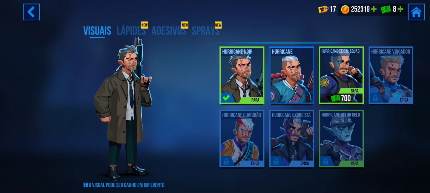 Conta de bullet echo upada com vários heróis celestial vários heróis no