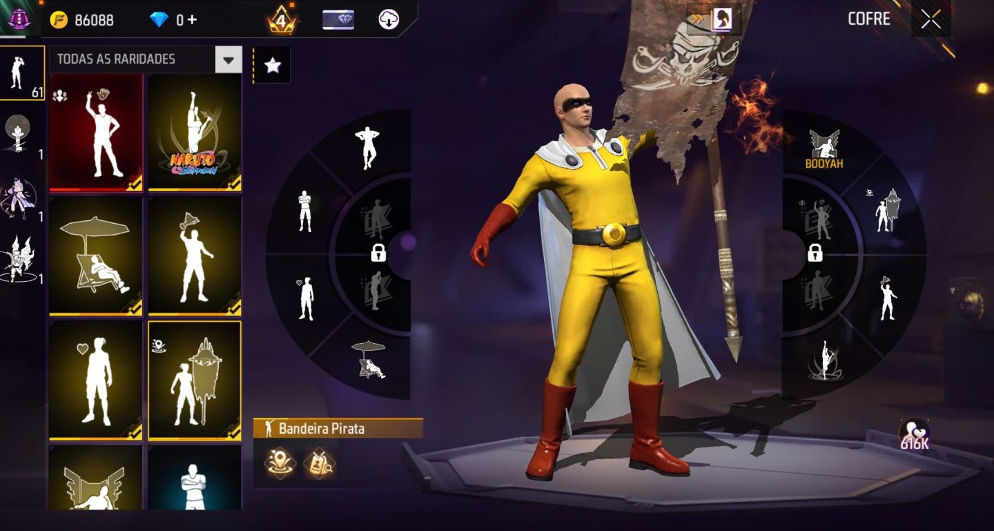 Conta de free fire antiga e gemadona com passes antigos