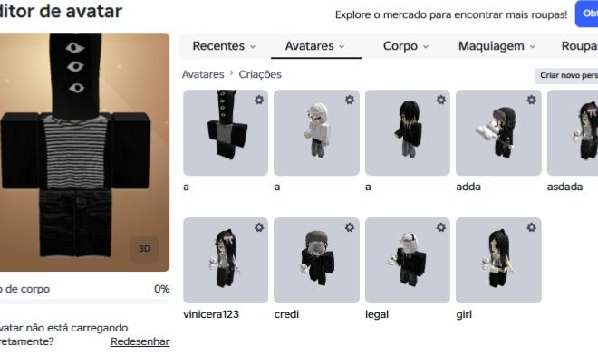 Conta com 6k de robux gastos