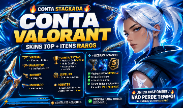 CONTA VALORANT FULL ACESSO STACKADA + ITENS EXCLUSIVOS!