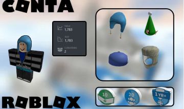 CONTA ROBLOX 2009 Com 1.7k+ RAP + 4 Offsales