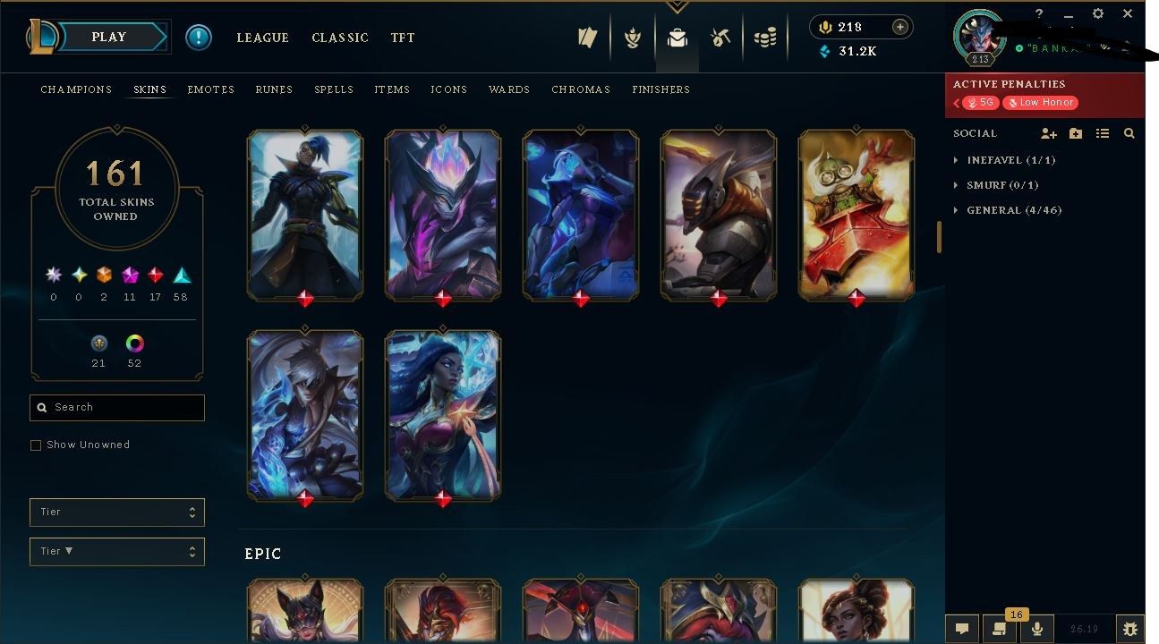 CONTA VALORANT E LOL COM CHAMPIONS 2024 E FACA 2025 COM MAIS DE 2K GASTOS