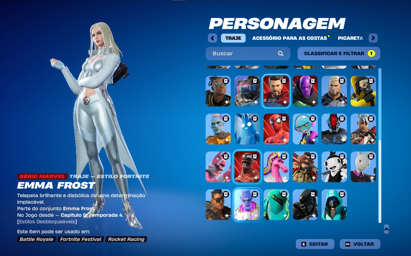 Conta Epic Games com varios jogos