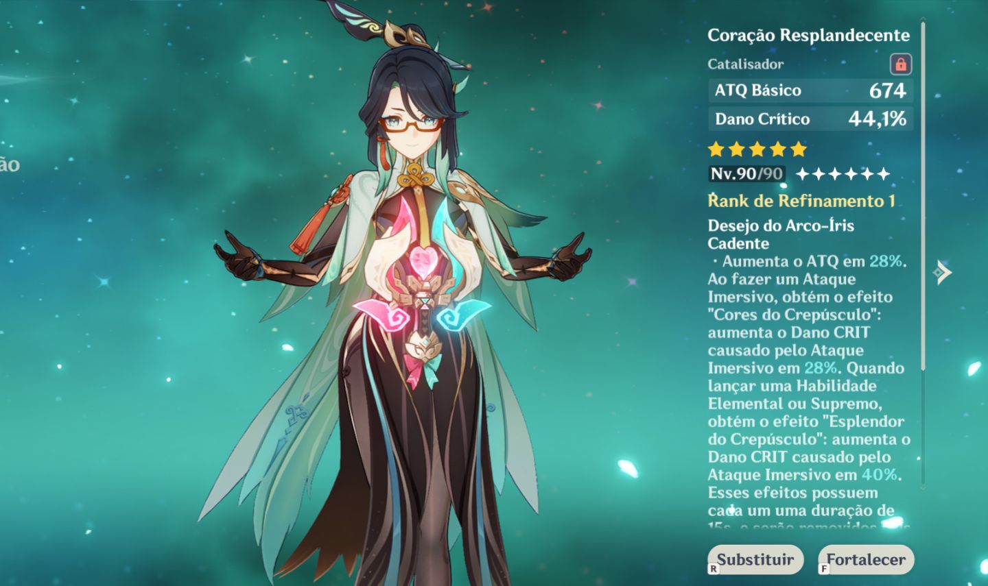 Conta Xianyun C6, Sandrone, Odette, Columbina, Linnea, Neuvillette e muito mais