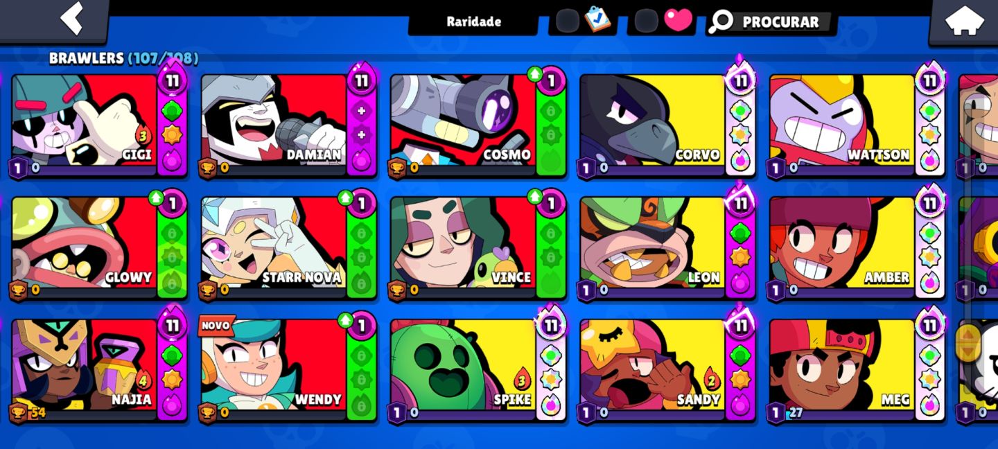 CONTA DESDE 2018 COM 8 ANOS DE JOGO, 39 BRAWL PASS E 3 PRO PASS, 50% DESCONTO!!!