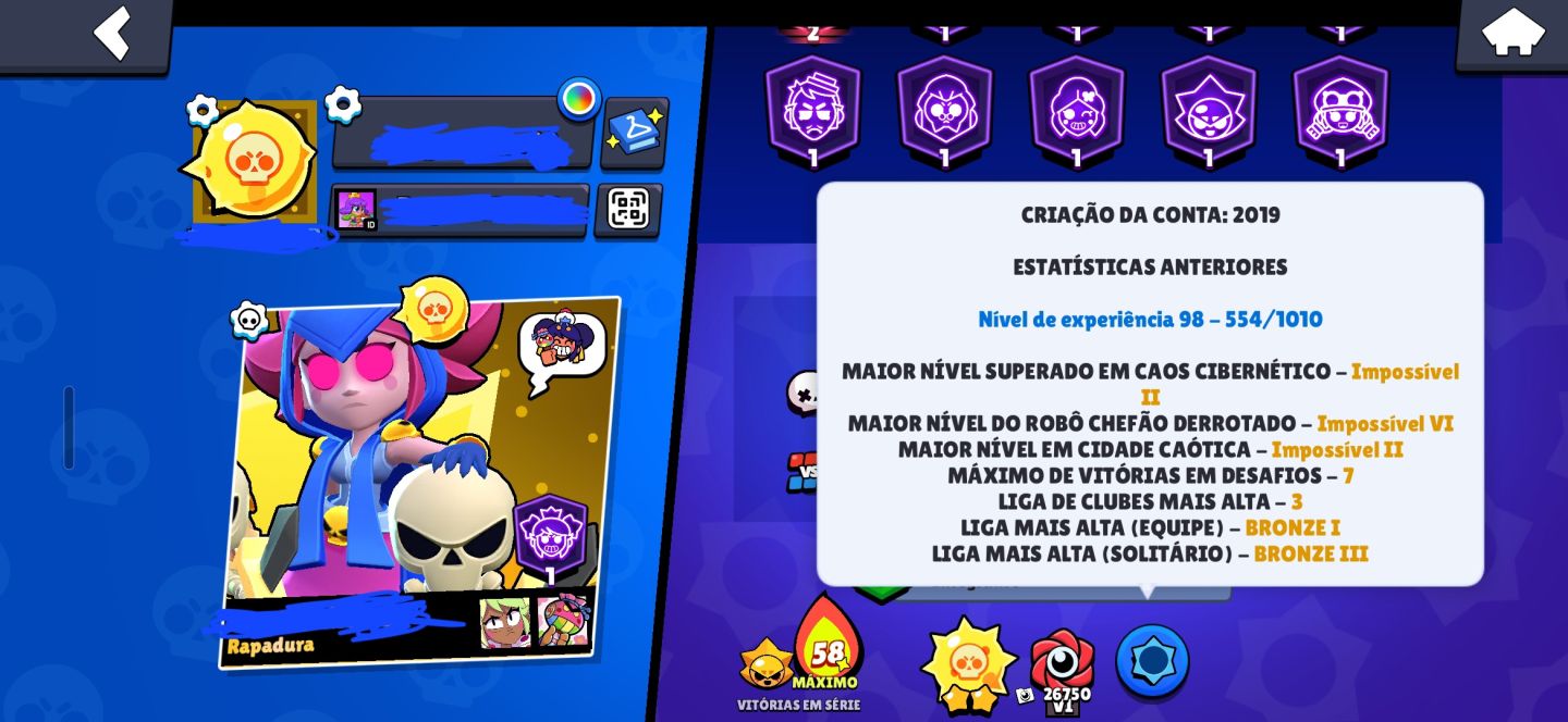 Conta de brawl stars! Com muitas skins e recurso!!