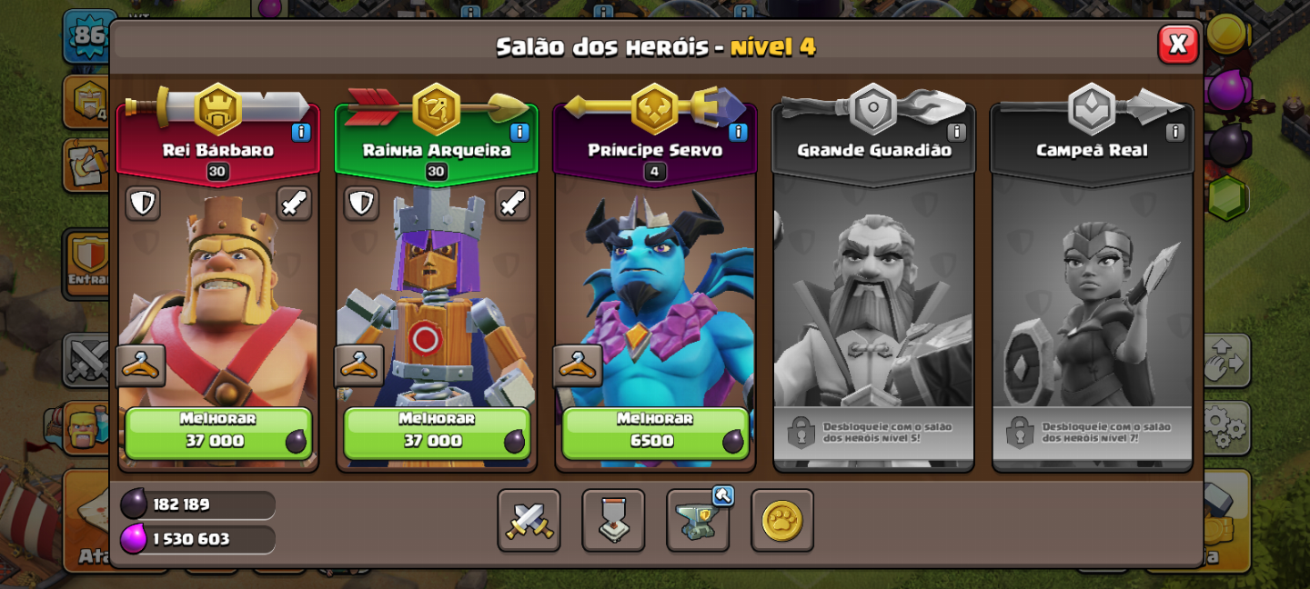 CONTA CLASH OF CLANS - CV 10