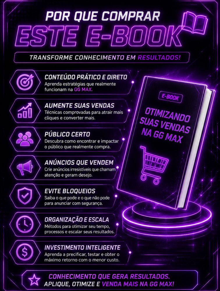 GUIA(E-BOOK) PARA OTIMIZAR SUAS VENDAS NA GGMAX