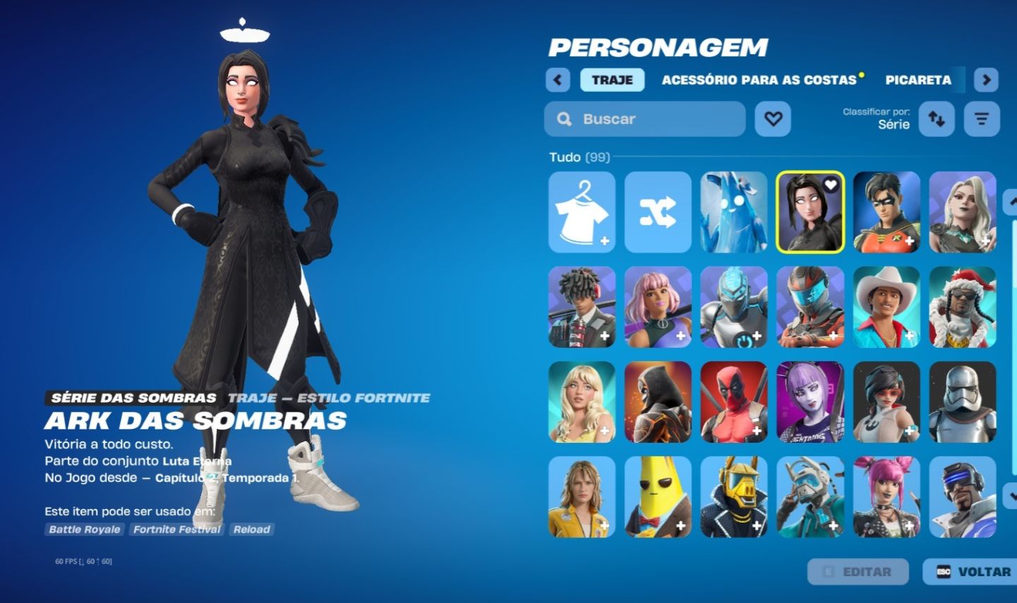 Conta fortnite