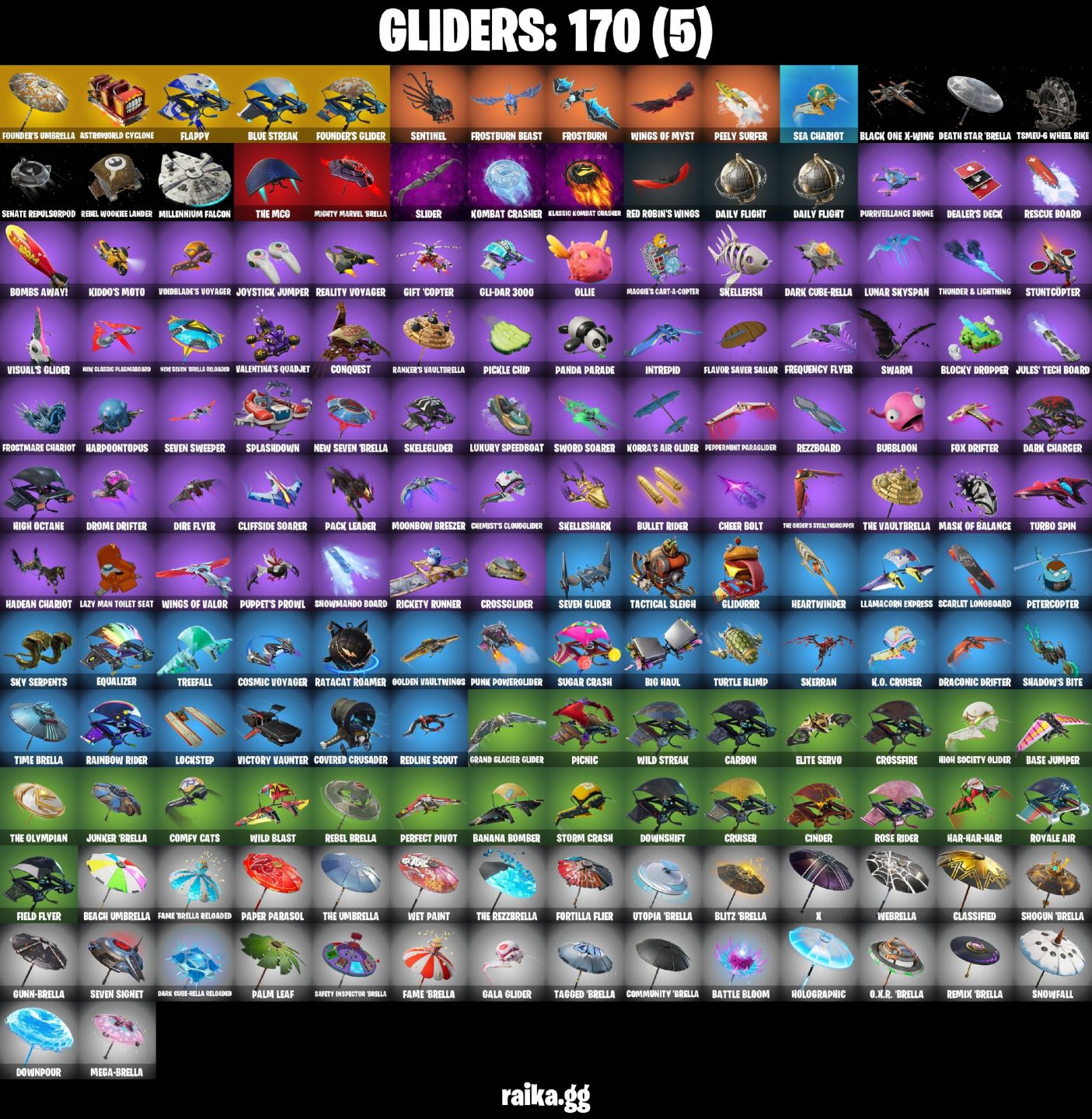 148 skins | OG STW | The Reaper Omega (stage 5) Gold Midas 450 VB