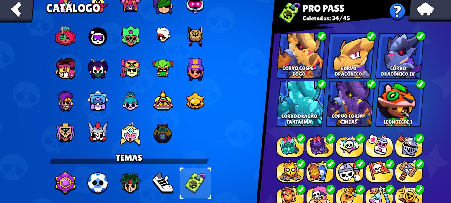 CONTA BRAWL 130K | 46 BRAWLERS 2K (PRESTÍGIO 2) | EMAIL PROPRIO