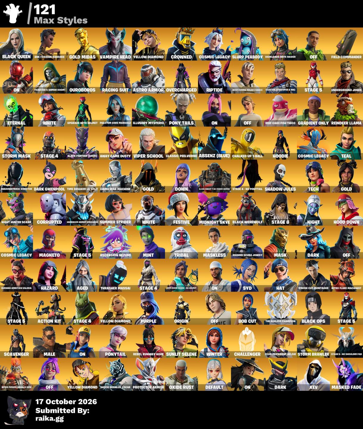 [316 SKINS] CONTA FORTNITE COM IKONIK/BALENCIAGA/MARVEL/GOLD MIDAS/ STW FUNDADOR