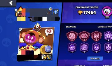 Conta de Brawl Stars Quase Full, Já Pegou Mestre.