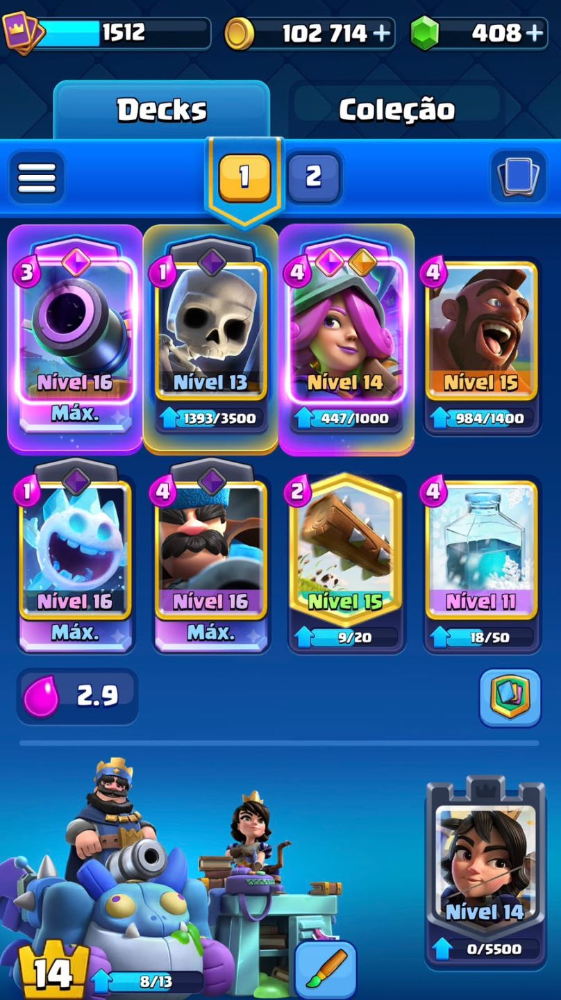 Conta clash royale 2.9 CORREDOR