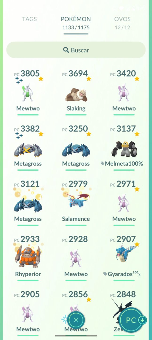Conta pokémon Go nível - 52