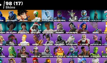 >>Conta Fortnite | 98 Skins | Son Goku | Entrega automática!