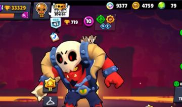 Conta de Brawl Stars com Gold Mecha Crow e 33k de trofeu
