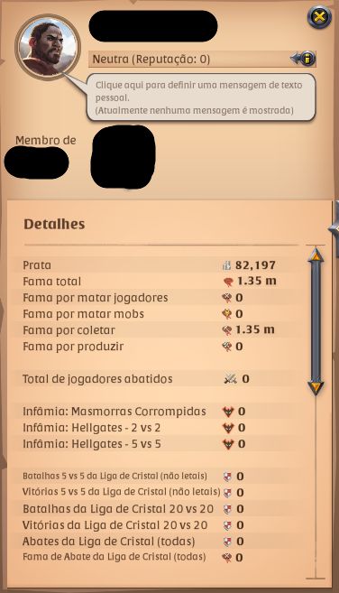 Conta de coleta - T8 Ceifeiro + 7 dias premium + set T8 avaloniano