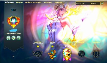 LUX ELEMENTALISTA ULTIMATE + [ RANQUEADA DESBLOQUEADA ] + TROCA NICK DISPONÍVEL