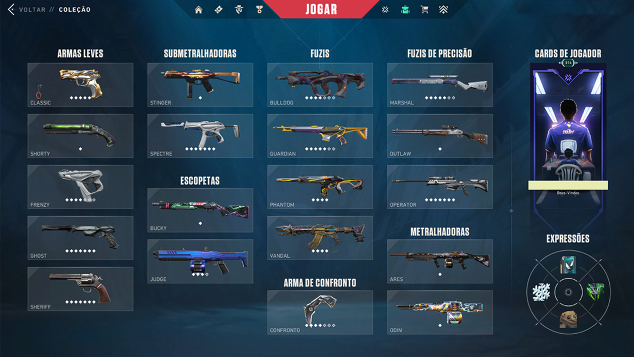CONTA VALORANT FULL ACESSO COM CHAMPIONS
