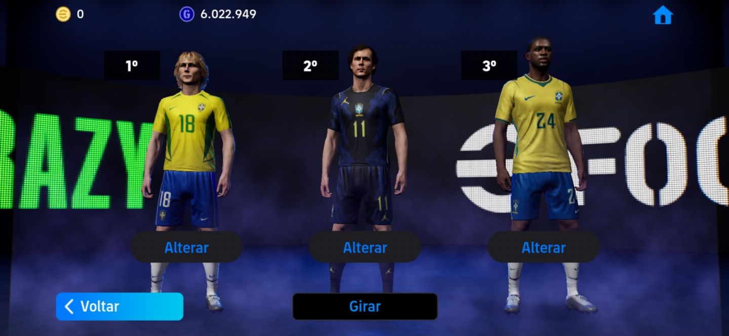 Conta Efootball com força coletiva 3228