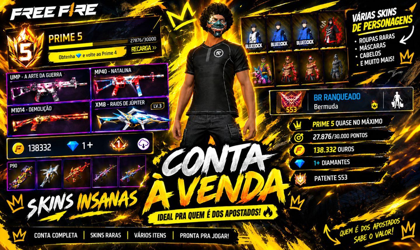 CONTA BASICA DE FF PRA APOSTADO COM BASTANTE ATT PRA APOSTADO