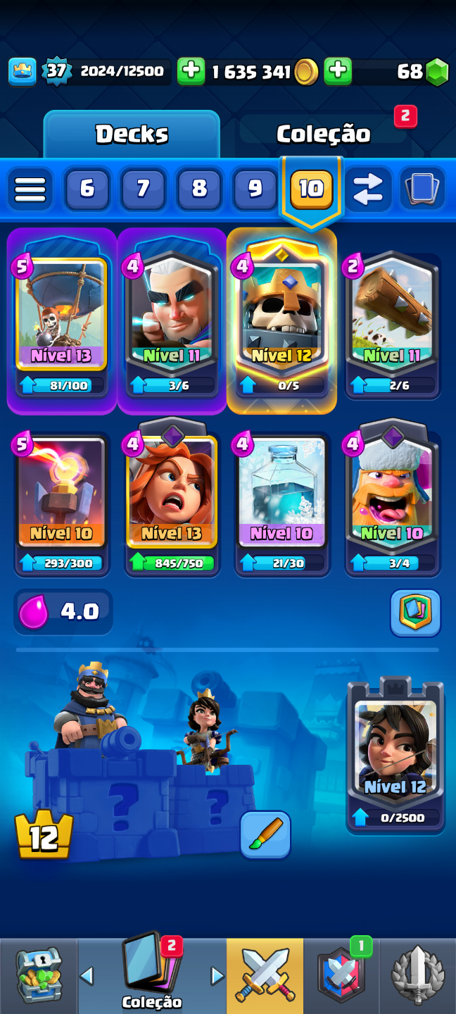 CONTA DE CLASH ROYALE MUITO BOA