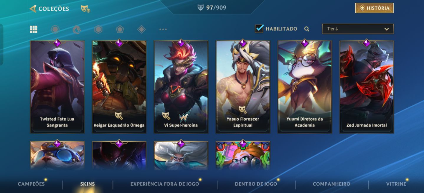 Conta a valor de desapego