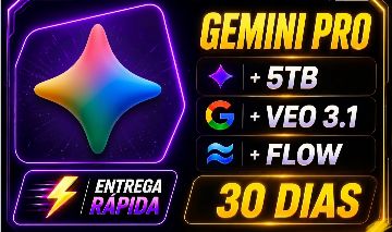 GEMINI PRO 3.1 + FLOW | PRIVADO | BRINDE CANVA PRO 30 DIAS |