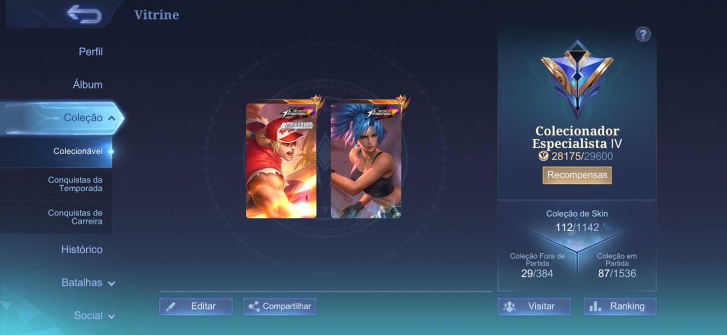 Conta Mobile Legends