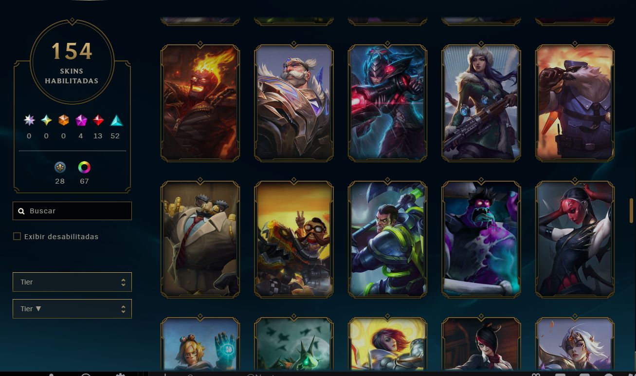 Conta League of Legends LoL e Wild Rift