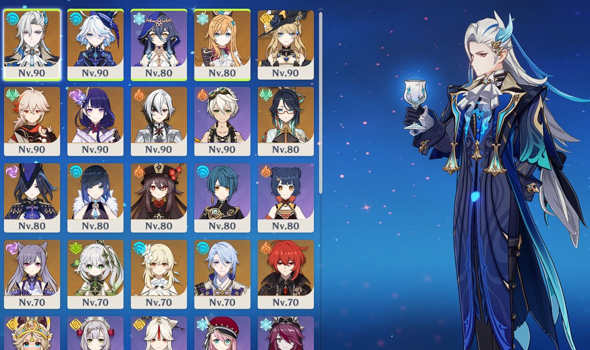 AR57 NEUVI / FURINA / ESCOFFIER / RAIDEN R1 / NAHIDA / ARLEC / XIANYUN / AYATO