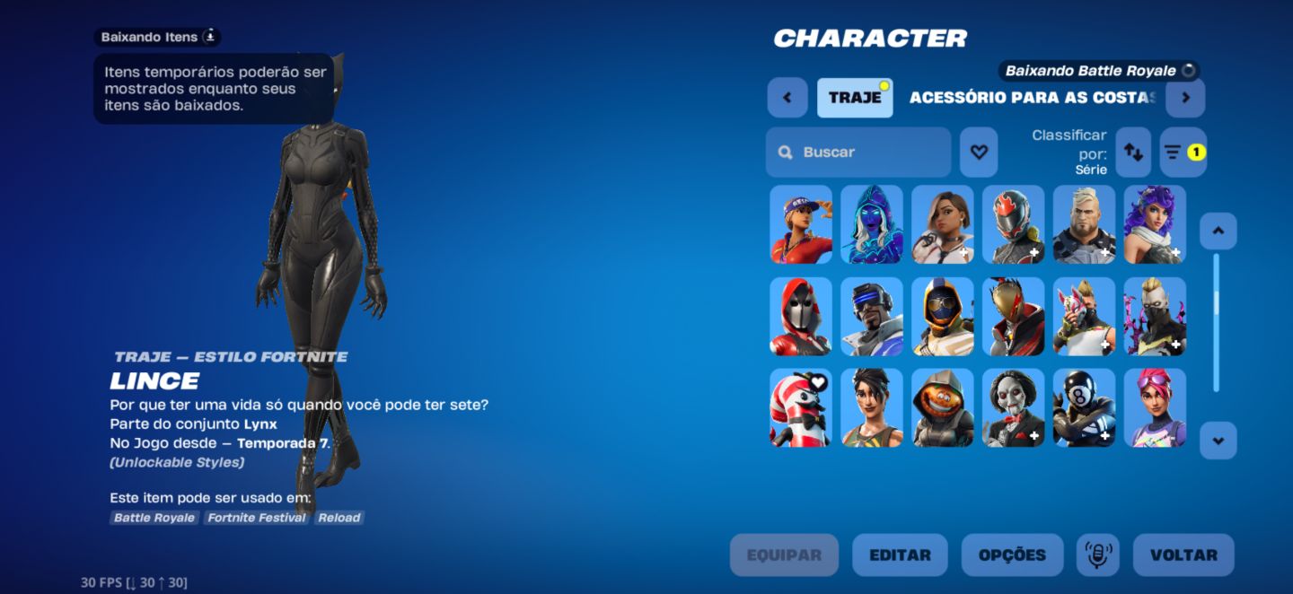 Conta Fortnite OG - 292 skins + Salve o mundo FUNDADOR
