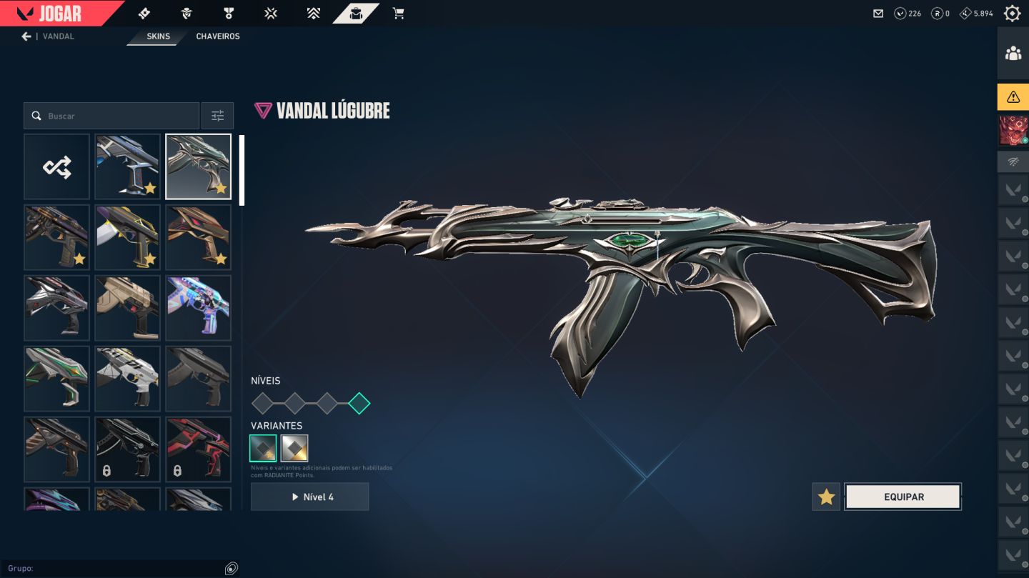 CONTA VALORANT NÍVEL 69 | 19 SKINS | VANDAL KURONAMI, PRELÚDIO DO CAOS, RGX ...
