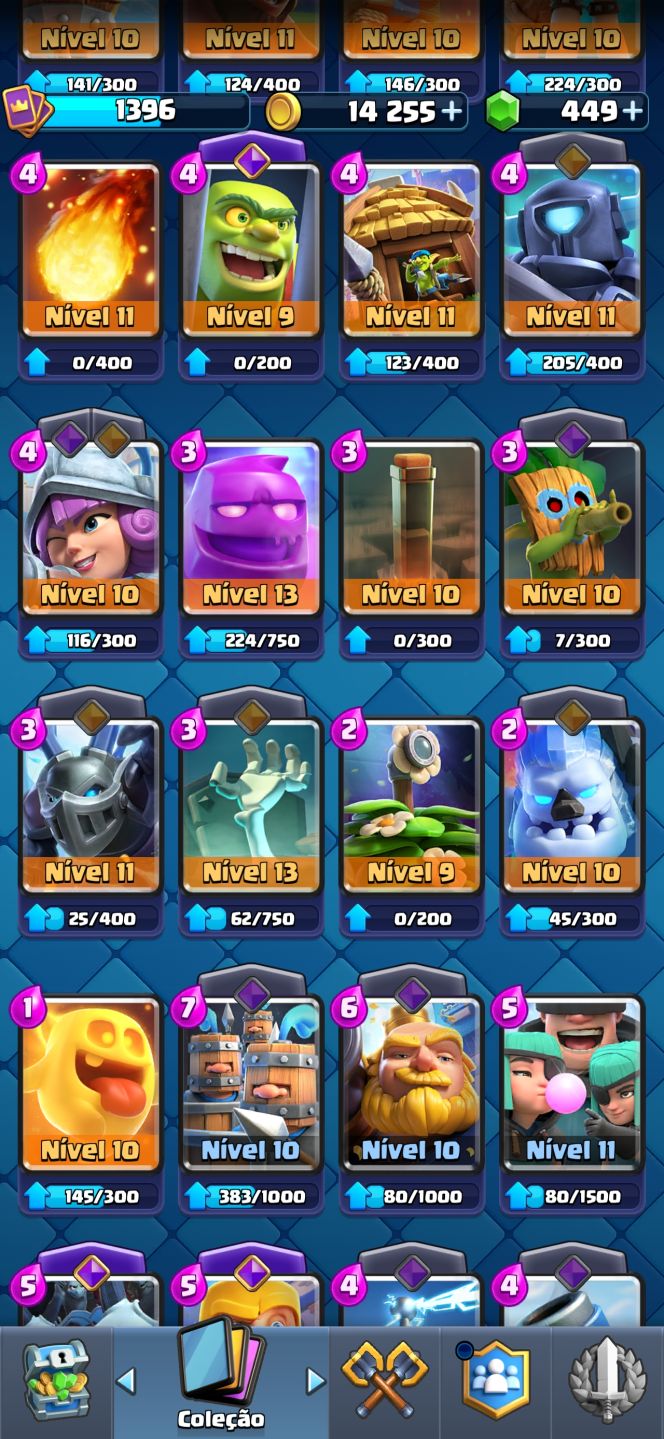 Clash Royale nível 14 arena 26
