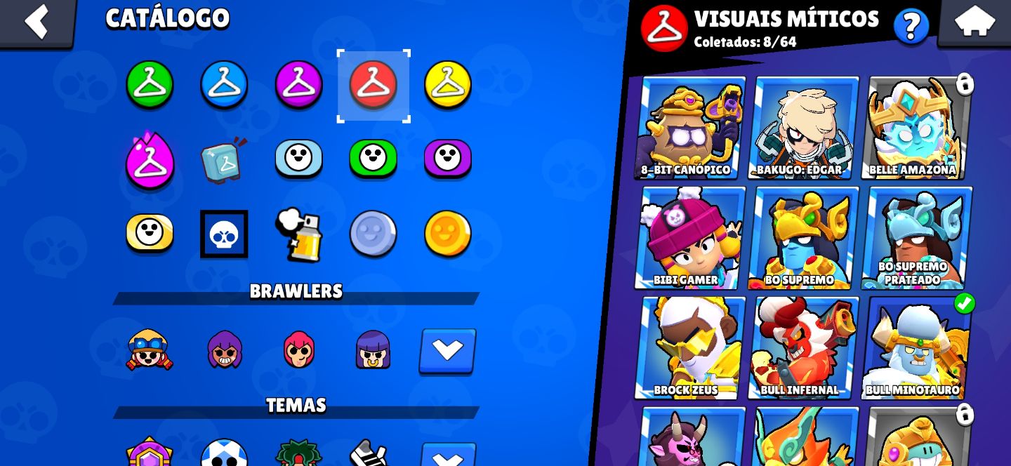 COMBO: CONTAS BRAWL STARS & CLASH ROYALE