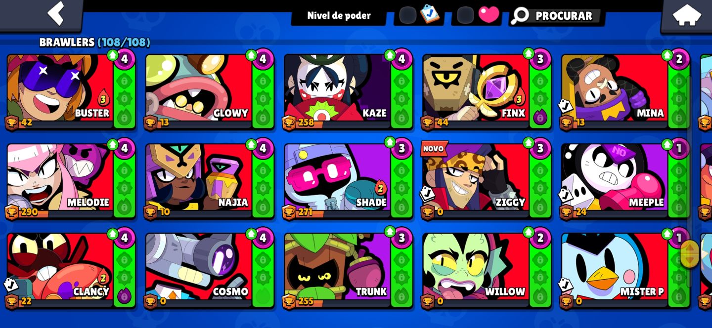 Conta de brawl stars 45k troféus