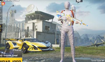 PUBG mobile- Múmia set M416 LV6