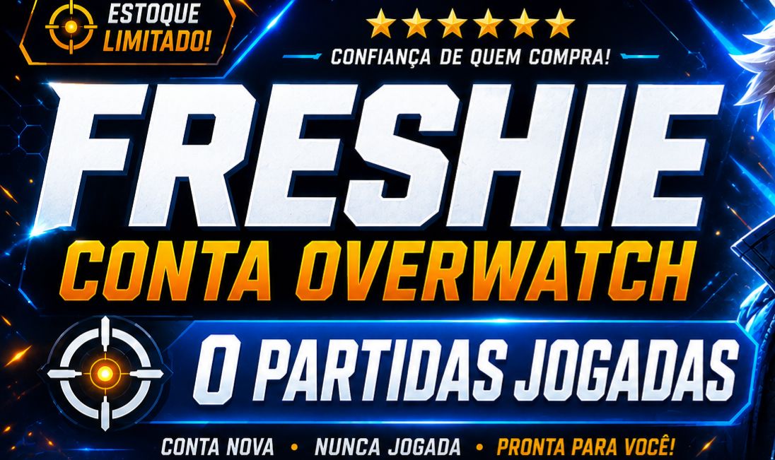 CONTA NOVA DE OVERWATCH 0 PARTIDAS JOGADAS (NÚMERO VERIFICADO)
