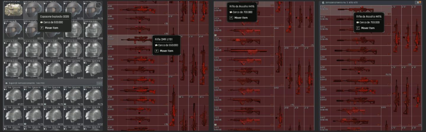 CONTA ARENA BREAKOUT PC - 680kk em Armazenamento, 560kk em koens + Skins