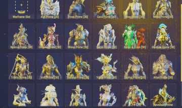 Conta Warframe Mr 19 Mid/End para PC