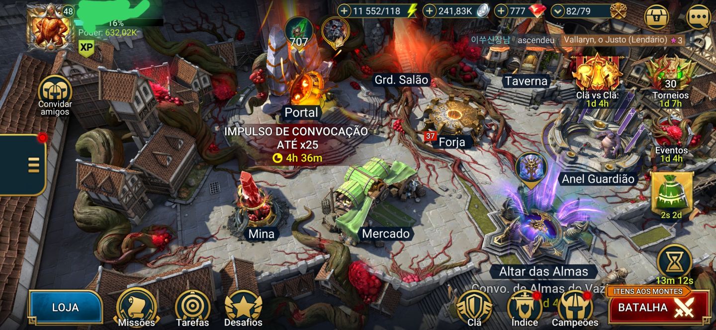 CONTA RAID: SHADOW LEGENDS - MID GAME (Nível 48)