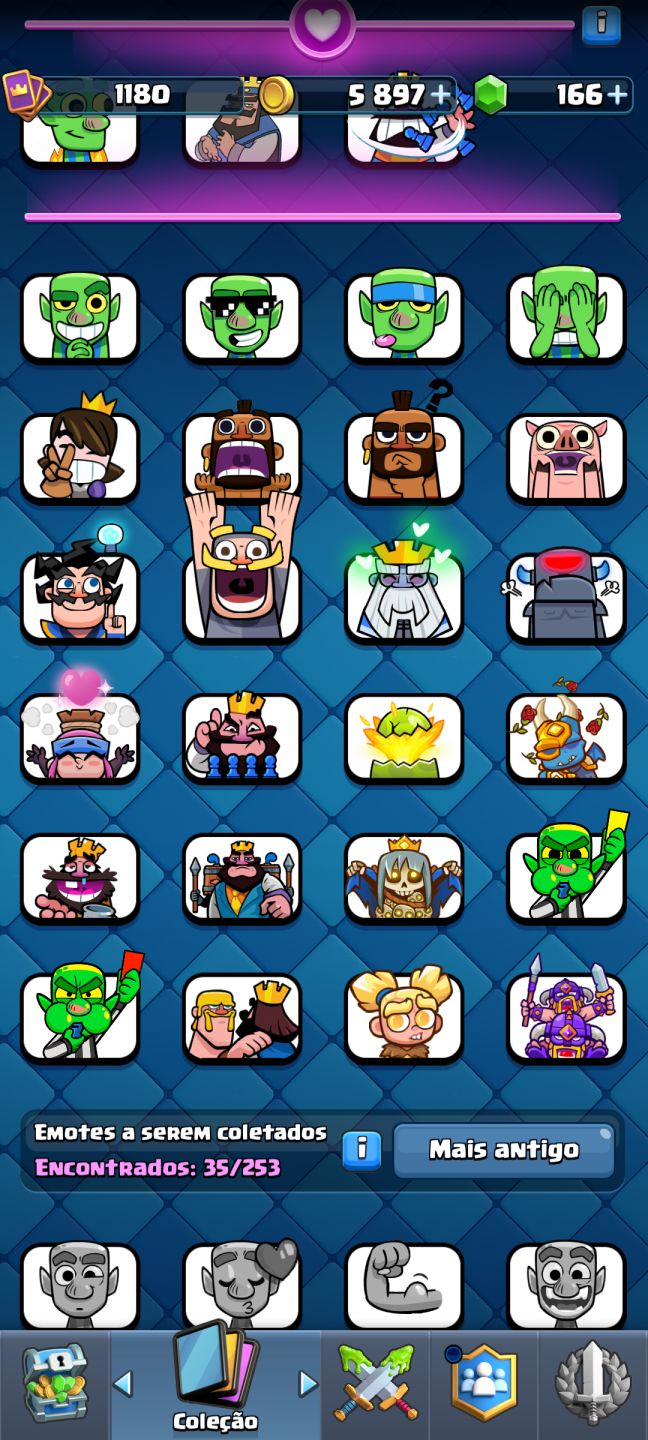 Conta Clash Royale arena 15