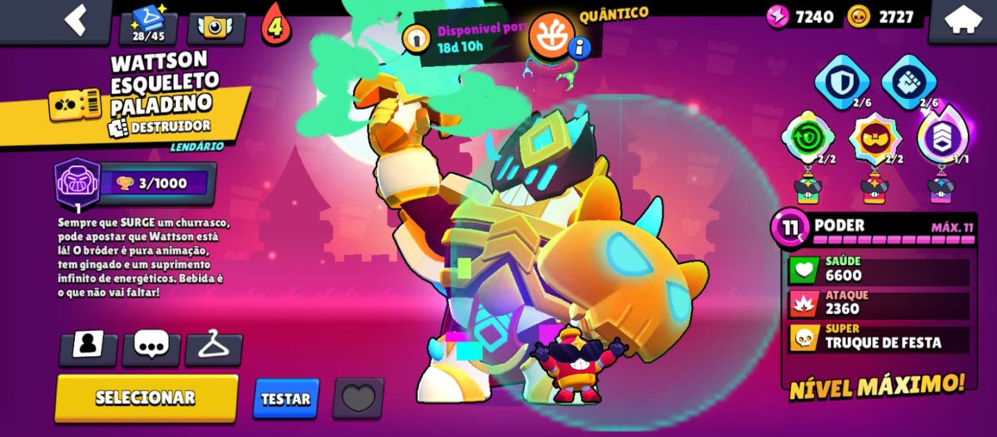 CONTA BRAWL STARS (DESDE 2020) 18K+ TROFÉUS + SKINS RARAS