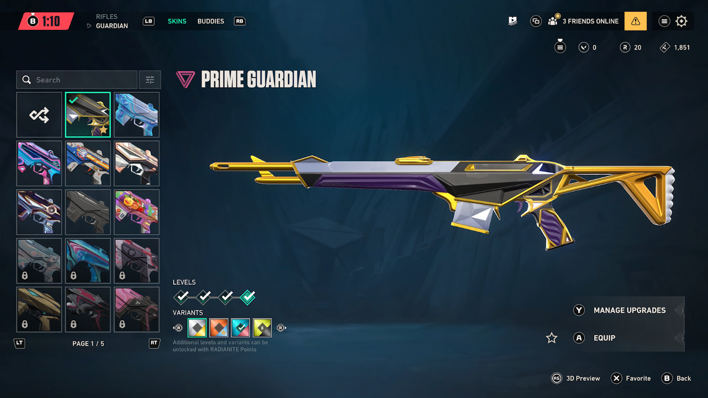 CONTA VALORANT EX IMORTAL + CHAMPIONS 2025 + 3 FACAS + MUITAS SKINS