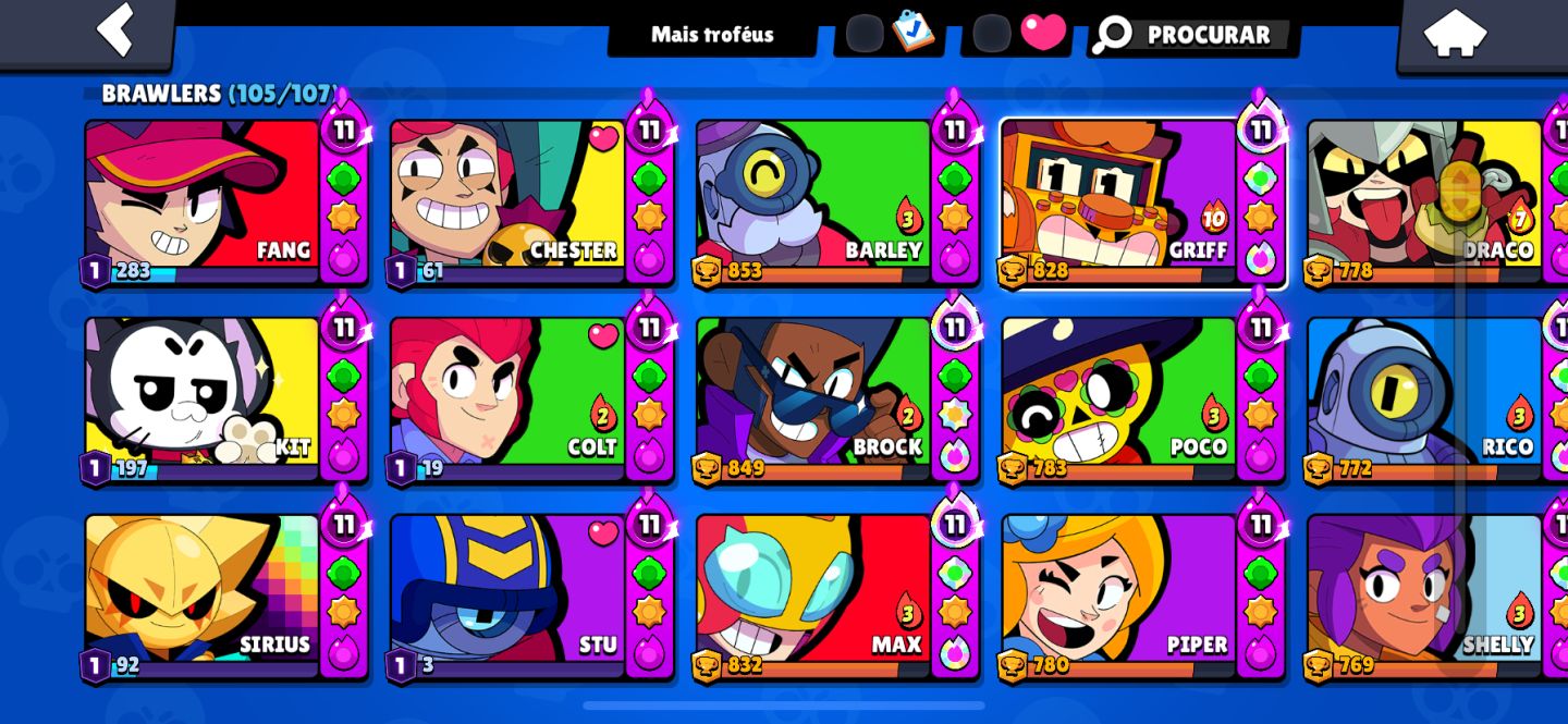 Conta de brawl stars, boa