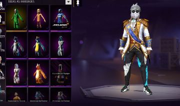 CONTA FREE FIRE BRABA (TODAS AS ANGELICAIS+ SAITAMA!)