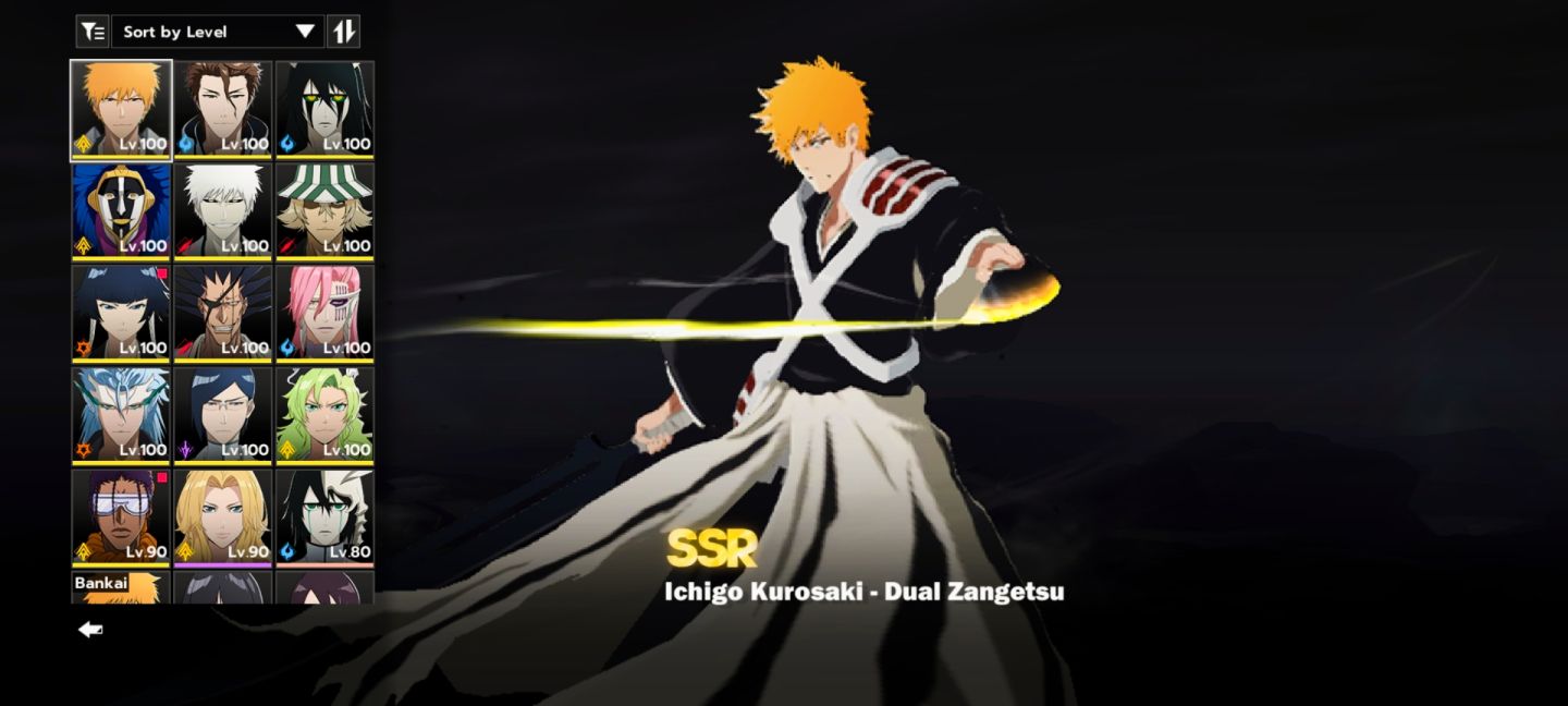 Conta De Bleach Soul Resonanse Upada Lv76 +Inf na descrição