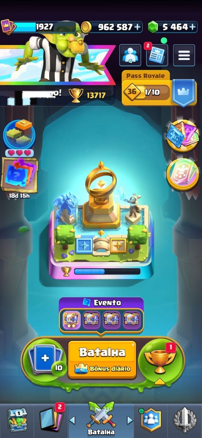 CONTA DE CLASH ROYALE + BRAWL STARS DE BRINDE.